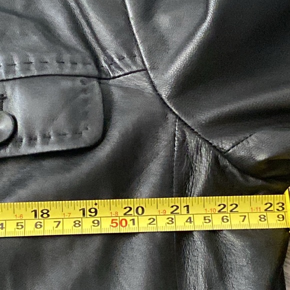 Talbots' leather coat - Picture 15 of 16